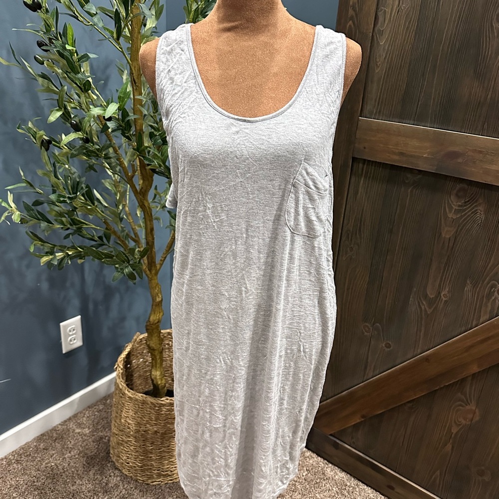 LA Made Gray Midi Dress